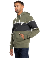 The Quiksilver Mens Shady Hills Full Zip Hoodie in Four Leaf Clover