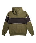 The Quiksilver Mens Shady Hills Full Zip Hoodie in Four Leaf Clover