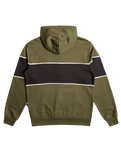 The Quiksilver Mens Shady Hills Full Zip Hoodie in Four Leaf Clover