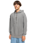 The Quiksilver Mens Garment Dye Hoodie in Canteen