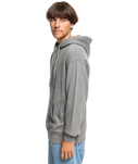 The Quiksilver Mens Garment Dye Hoodie in Canteen