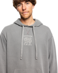 The Quiksilver Mens Garment Dye Hoodie in Canteen