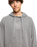 The Quiksilver Mens Garment Dye Hoodie in Canteen