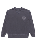 The Quiksilver Mens Garment Dye Sweatshirt in Estate Blue