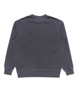 The Quiksilver Mens Garment Dye Sweatshirt in Estate Blue