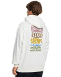 The Quiksilver Mens Garment Dye Hoodie in Birch