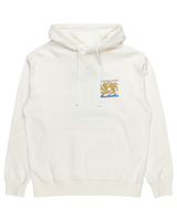 The Quiksilver Mens Garment Dye Hoodie in Birch