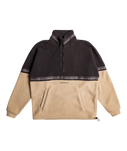 The Quiksilver Mens Take Us Back Polar Fleece Jacket in Plaza Taupe