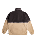 The Quiksilver Mens Take Us Back Polar Fleece Jacket in Plaza Taupe