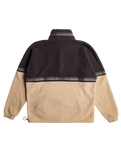 The Quiksilver Mens Take Us Back Polar Fleece Jacket in Plaza Taupe