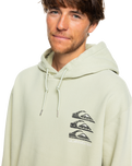 The Quiksilver Mens Good Hope Lake Hoodie in Desert Sage