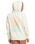 The Quiksilver Womens Collection Womens Uni Oversized Hoodie in Birch