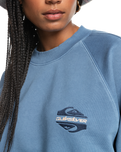 The Quiksilver Womens Collection Womens Uni Block Sweatshirt in Vintage Indigo