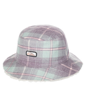 The Quiksilver Womens Collection Womens Uni Plaid Winter Hat in Grape Shake