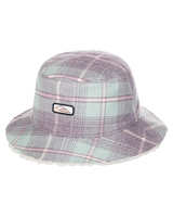 The Quiksilver Womens Collection Womens Uni Plaid Winter Hat in Grape Shake