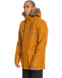 The Quiksilver Mens Ferris Jacket in Buckthorn Brown