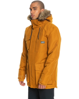 The Quiksilver Mens Ferris Jacket in Buckthorn Brown