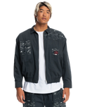 The Quiksilver Mens Stranger Things Upside Down Vecnas Lair Jacket in Black