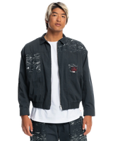 The Quiksilver Mens Stranger Things Upside Down Vecnas Lair Jacket in Black