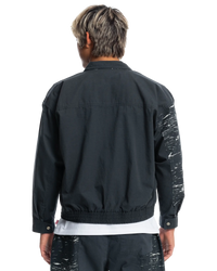 The Quiksilver Mens Stranger Things Upside Down Vecnas Lair Jacket in Black