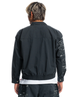 The Quiksilver Mens Stranger Things Upside Down Vecnas Lair Jacket in Black