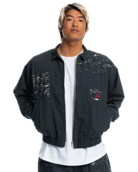 The Quiksilver Mens Stranger Things Upside Down Vecnas Lair Jacket in Black