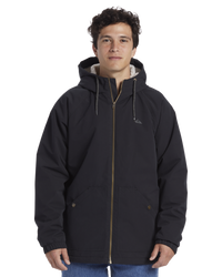 The Quiksilver Mens Final Call Jacket in Black