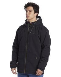 The Quiksilver Mens Final Call Jacket in Black