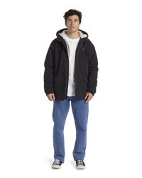 The Quiksilver Mens Final Call Jacket in Black