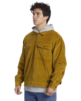 The Quiksilver Mens Kinfauns Jacket in Ecru Olive