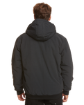 The Quiksilver Mens Classik Hooded Jacket in Black