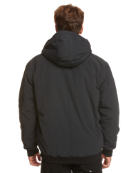 The Quiksilver Mens Classik Hooded Jacket in Black