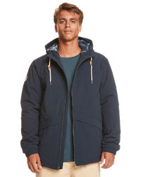 The Quiksilver Mens Lochhill Jacket in Navy Blazer