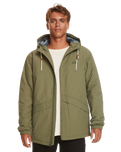 The Quiksilver Mens Lochhill Jacket in Four Leaf Clover