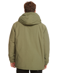 The Quiksilver Mens Lochhill Jacket in Four Leaf Clover