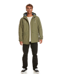 The Quiksilver Mens Lochhill Jacket in Four Leaf Clover