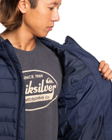 The Quiksilver Mens Scaly Jacket in Navy Blazer