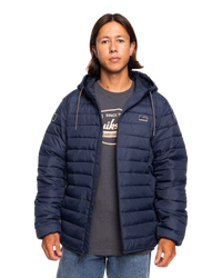 The Quiksilver Mens Scaly Jacket in Navy Blazer