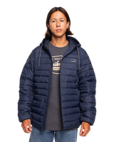 The Quiksilver Mens Scaly Jacket in Navy Blazer