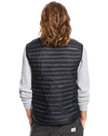 The Quiksilver Mens Scaly Gilet in Black