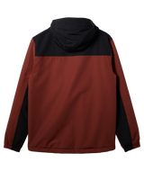 The Quiksilver Mens Overcast 3K Warm Jacket in Henna