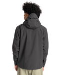 The Quiksilver Mens Overcast 10K Jacket in Tarmac