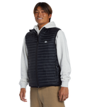 The Quiksilver Mens Scaly Gilet in Black