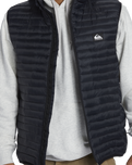 The Quiksilver Mens Scaly Gilet in Black