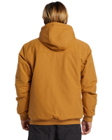 The Quiksilver Mens Brooks 5K Jacket in Bone Brown