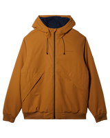 The Quiksilver Mens Brooks 5K Jacket in Bone Brown