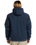 The Quiksilver Mens Brooks 5K Jacket in Dark Navy