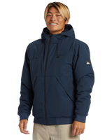 The Quiksilver Mens Brooks 5K Jacket in Dark Navy