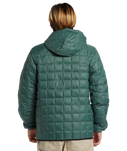 The Quiksilver Mens Check Mate Insulator Jacket in Forest