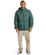 The Quiksilver Mens Check Mate Insulator Jacket in Forest